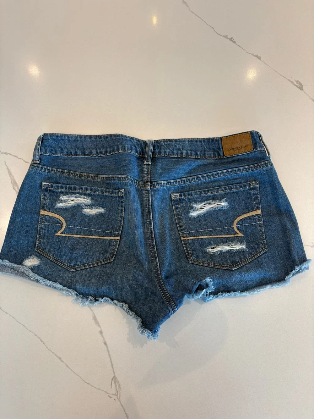 American Eagle Distressed Denim Shorts